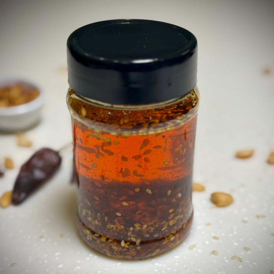 Chili Oil (With Garlic & Peanuts)