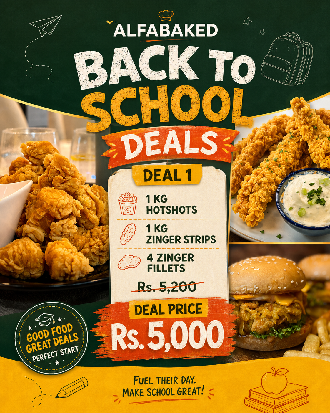 DEAL 1 – Crispy Family Feast