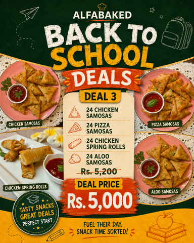 DEAL 3 – Samosa & Spring Roll Feast